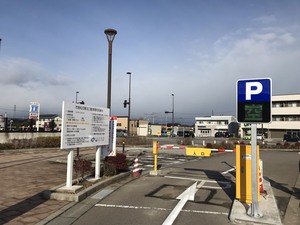 写真：松任駅北口駐車場