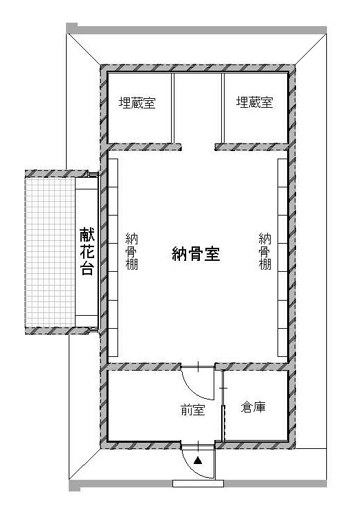 イラスト：合葬墓設備