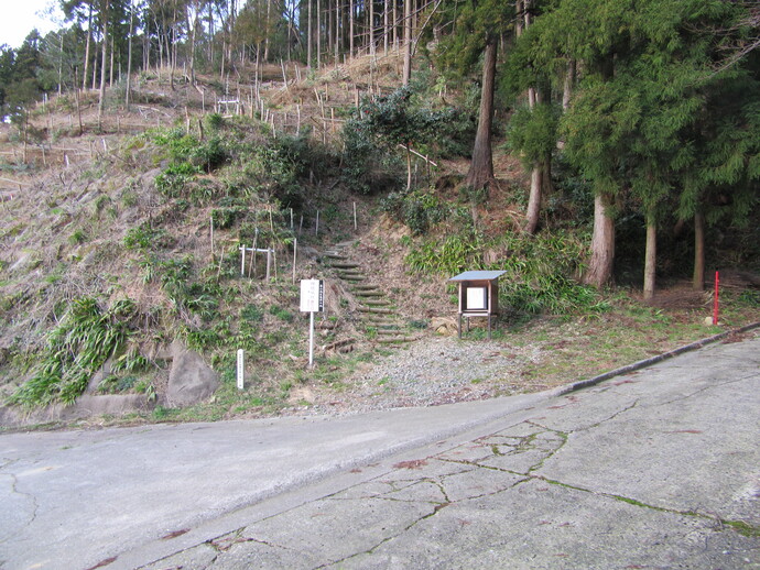 写真：槻橋城跡