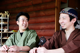 写真：浦濱　真也さん、天井　幸治郎さん