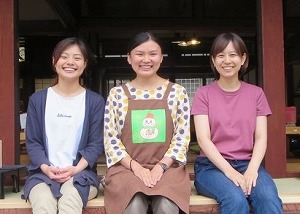 写真：田邊さん、前田さん、大沼さん