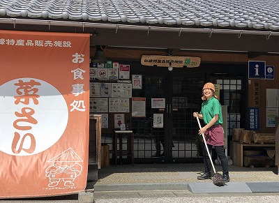 写真：さいさい前の前田さん