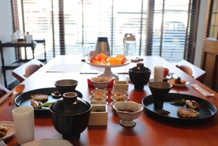 写真：ホテルの朝食