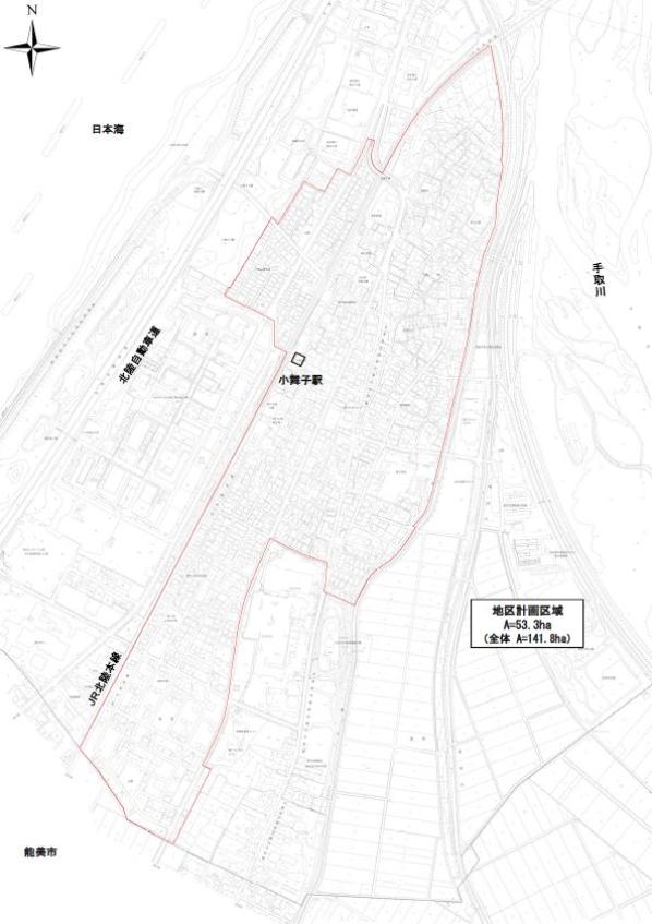 地図：美川地域地区区域2