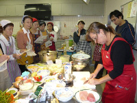 写真：ペルー料理講座の様子