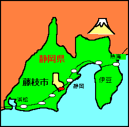 地図：藤枝市