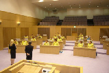 写真:市庁舎見学