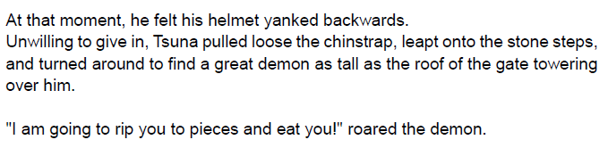 ”The Sake-Loving Demon”　Part1　英文4