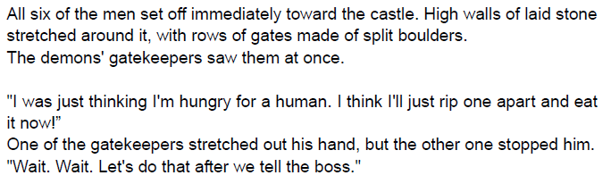 ”The Sake-Loving Demon”　Part2　英文7