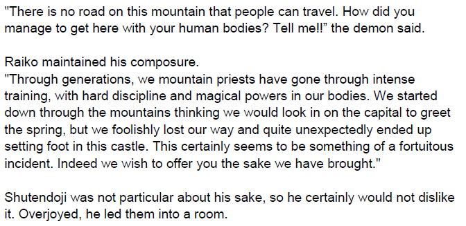 ”The Sake-Loving Demon”　Part2　英文9