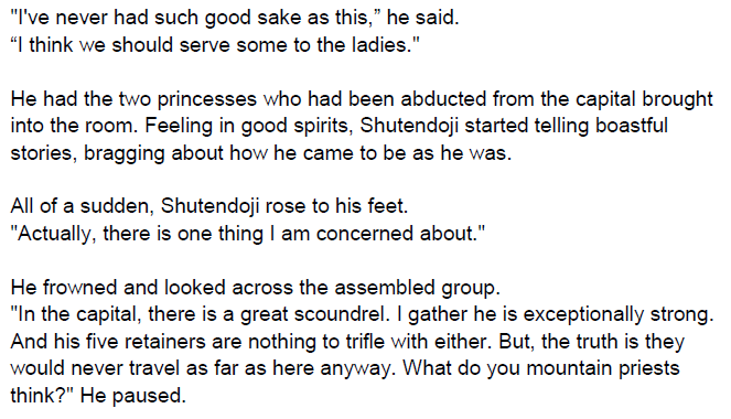 ”The Sake-Loving Demon”　Part2　英文11
