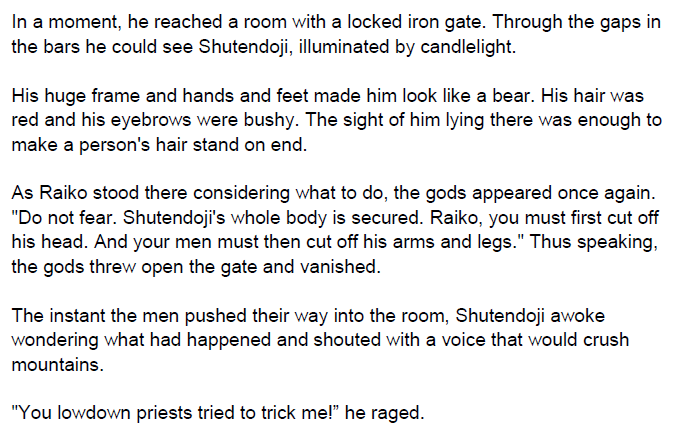 ”The Sake-Loving Demon”　Part3　英文2