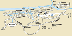 地図：市ノ瀬周辺
