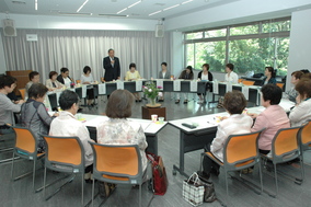 写真:第1回まちづくり会議の様子