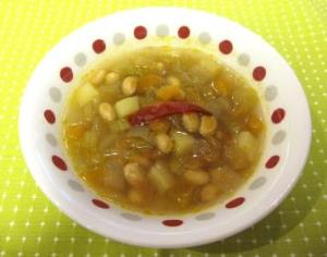 写真：白山大豆のスパイシースープ