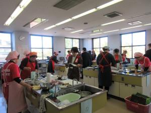写真:調理の様子