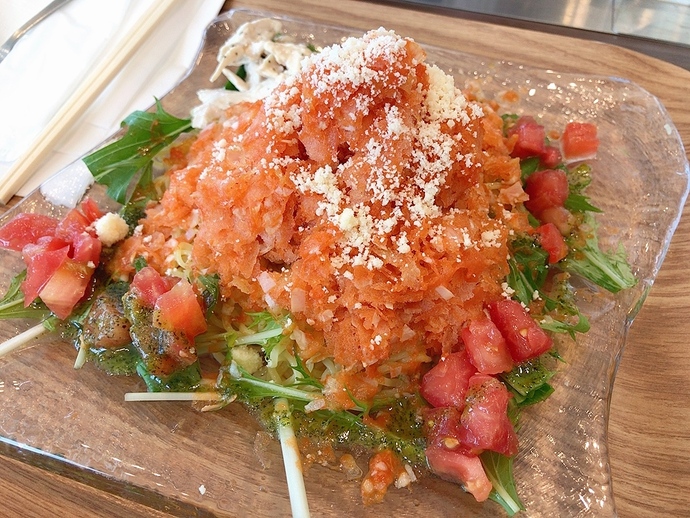 写真：まっとうトマト氷冷麺