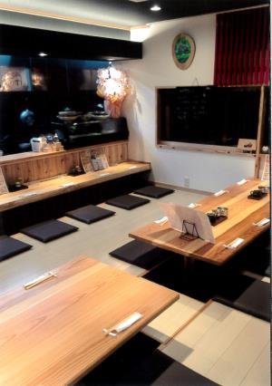 写真：手創り旬菜とお酒　福ろう 店内