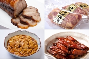 写真：焼豚、みそ豚などの商品