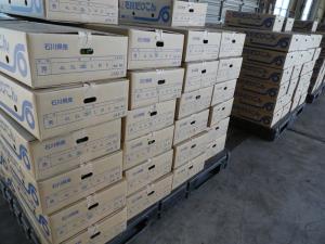 写真:集荷センターの箱詰めされた大根