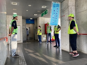 美川駅の様子