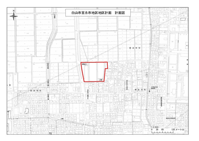 地図：宮永市地区区域