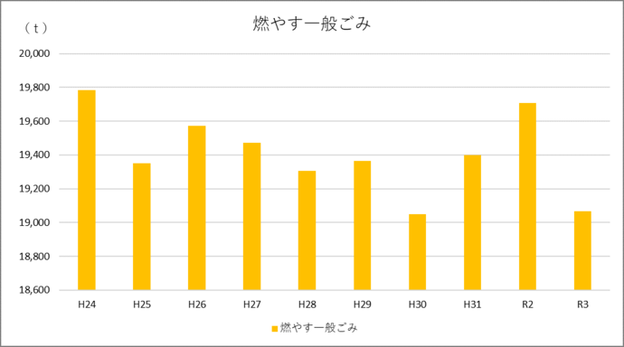 燃やす一般ごみ