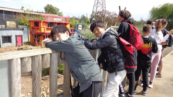 写真：動物園訪問