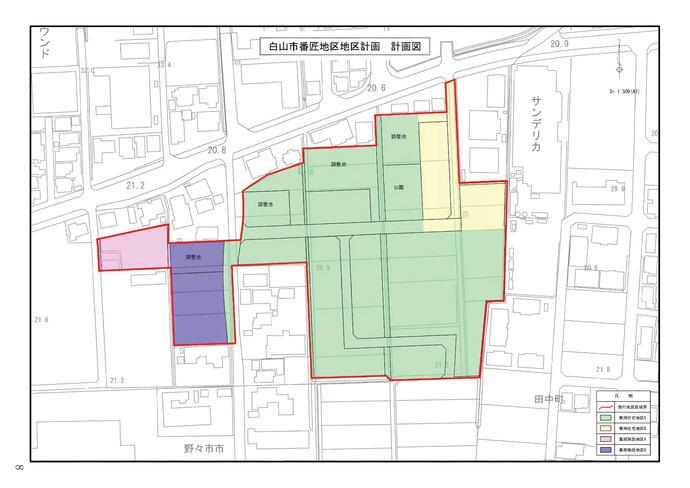 地図：番匠地区区域