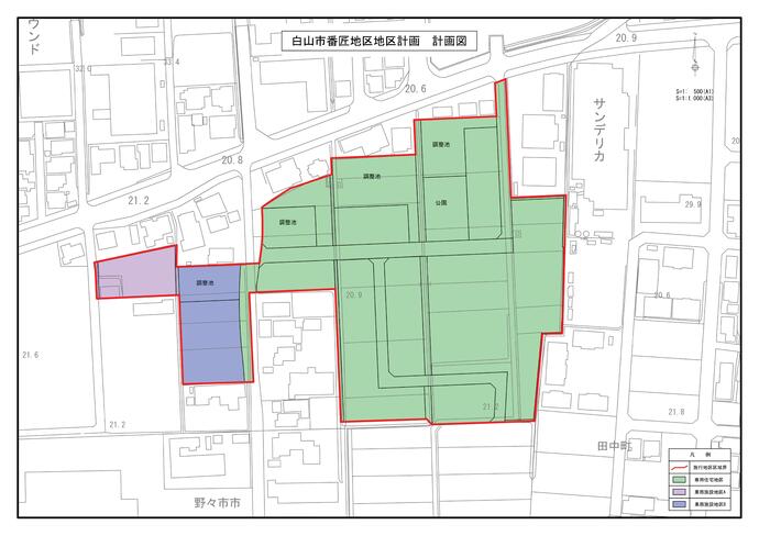 地図：番匠地区区域