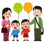 こころん旗振り