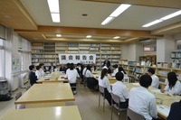 写真：鶴来高等学校での意見交換会の様子
