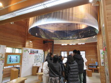 写真:白山砂防科学館見学