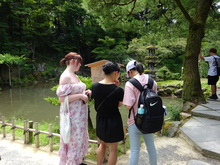 写真:兼六園視察