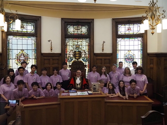 写真：ボストン町長訪問