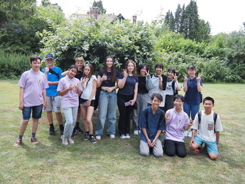 写真：小・中学校訪問