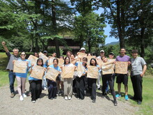 写真：草木染め体験