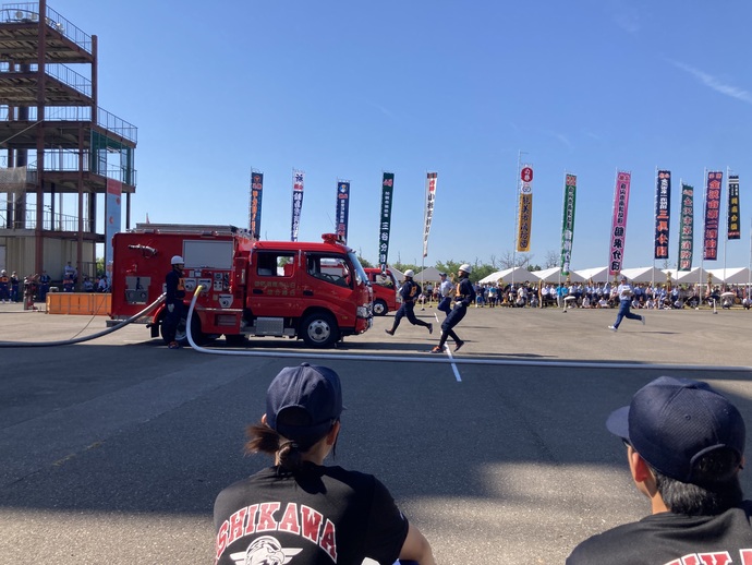白峰分団の様子