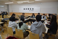 写真:金城大学での意見交換会の様子