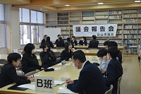 写真:鶴来高校での意見交換会の様子