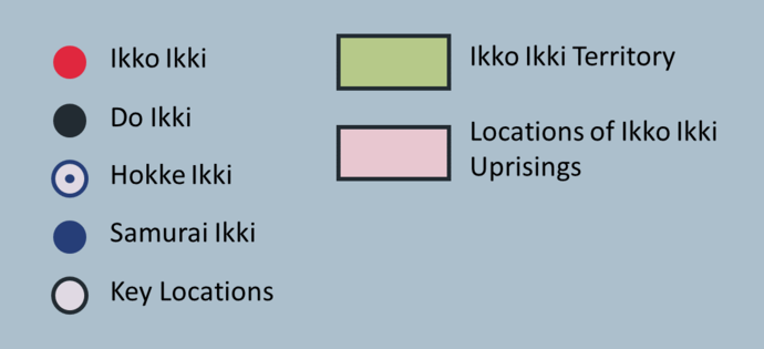 Ikko Ikki Map Legend