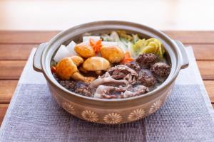 写真：木滑なめこを使った鍋