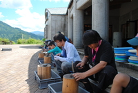 写真：化石調査ボランティア