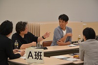 写真：松任地区での意見交換会の様子