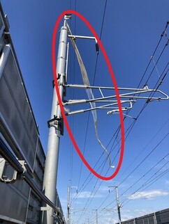 飛来物の実物写真その2