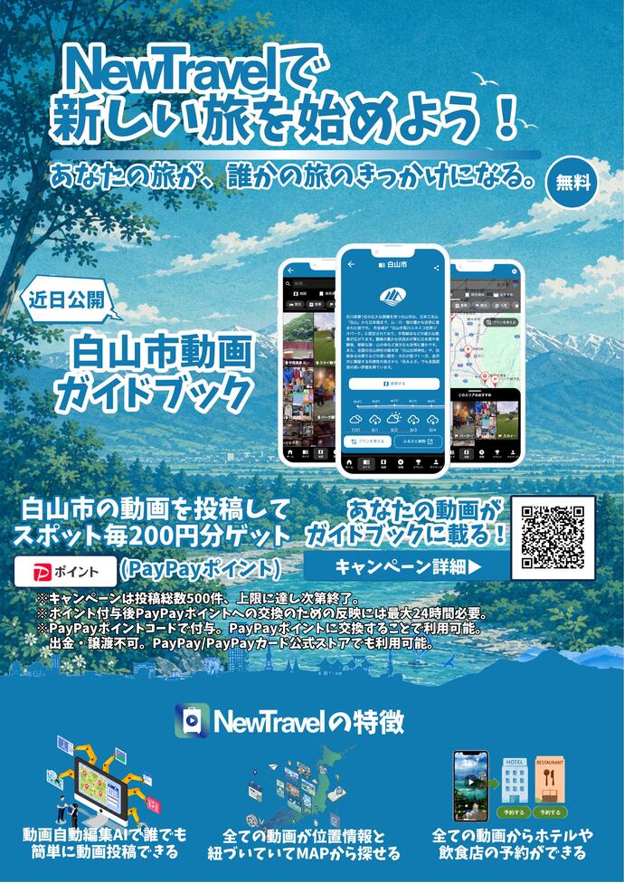 NewTravelキャンペーンチラシ